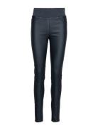 Fqshantal-Pa-Cooper Bottoms Trousers Leather Leggings-Bukser Black FREE/QUENT