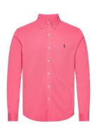 Featherweight Mesh Shirt Designers Shirts Casual Pink Polo Ralph Lauren