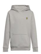 Classic Oth Hoody Fleece Tops Sweatshirts & Hoodies Hoodies Grey Lyle & Scott Junior