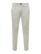 Onsmark Slim Gw 0209 Pant Noos Bottoms Trousers Chinos Cream ONLY & SONS