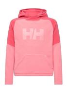 Jr Daybreaker Hoodie Sport Sweatshirts & Hoodies Hoodies Coral Helly Hansen