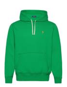 Rl Fleece-Lsl-Knt Designers Sweatshirts & Hoodies Hoodies Green Polo Ralph Lauren