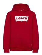 Levi's® Batwing Screenprint Hooded Pullover Tops Sweatshirts & Hoodies Hoodies Red Levi's