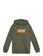 Po-Pull-Over Hoody Tops Sweatshirts & Hoodies Hoodies Khaki Green Levi's