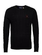 5/1 Roving Cotton-Lsl-Plo Designers Knitwear Round Necks Black Polo Ralph Lauren