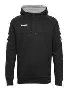 Hmlgo Cotton Hoodie Sport Sweatshirts & Hoodies Hoodies Black Hummel