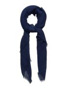 Asta Povi Scarf Accessories Scarves Lightweight Scarves Blue Becksöndergaard