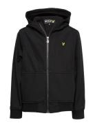 Soft Shell Jacket Tops Sweatshirts & Hoodies Hoodies Black Lyle & Scott Junior