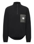 Pullover Recycled Polyester Tops Sweatshirts & Hoodies Fleeces & Midlayers Black Resteröds
