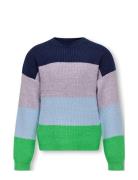 Kogsandy L/S Stripe Pullover Knt Noos Tops Knitwear Pullovers Multi/patterned Kids Only