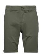 Chuck Regular Chino Poplin Shorts - Bottoms Shorts Chinos Shorts Green Knowledge Cotton Apparel