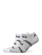 Puma Unisex Bwt Sneaker 2P Lingerie Socks Footies-ankle Socks Grey PUMA