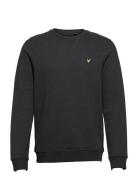 Crew Neck Sweatshirt Tops Sweatshirts & Hoodies Sweatshirts Black Lyle & Scott