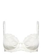 Celine Non Padded Unlined Bra Lingerie Bras & Tops Full Cup Bras White Dorina