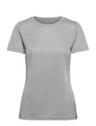 Women Core Functional T-Shirt S/S Sport T-shirts & Tops Short-sleeved Grey Newline