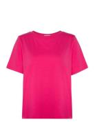 Cc Heart Regular T-Shirt Tops T-shirts & Tops Short-sleeved Pink Coster Copenhagen