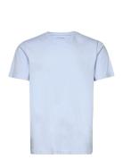 Slhaspen Ss O-Neck Tee Noos Tops T-Kortærmet Skjorte Blue Selected Homme