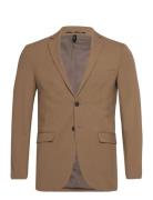 Slhslim-Liam Blz Flex Noos Suits & Blazers Blazers Single Breasted Blazers Beige Selected Homme