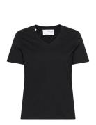 Slfessential Ss V-Neck Tee Noos Tops T-shirts & Tops Short-sleeved Black Selected Femme