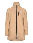 Sanne Pile Jacket Sport Sweatshirts & Hoodies Fleeces & Midlayers Beige Kari Traa