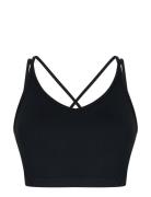 Sports Bra W./Slim Straps Sport Bras & Tops Sports Bras - All Black ZEBDIA