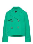 Nlfmata Short Trenchcoat Skaljakke Outdoorjakke Green LMTD