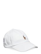 Stretch-Cotton Twill Ball Cap Accessories Headwear Caps White Polo Ralph Lauren