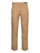 Straight Fit Linen-Cotton Pant Bottoms Trousers Chinos Beige Polo Ralph Lauren