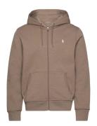 30/1 Double Knt Cvc-Lsl-Knt Tops Sweatshirts & Hoodies Hoodies Brown Polo Ralph Lauren