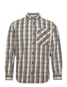 Jcodesert Herringb Check Shirt Ls Ln Tops Shirts Casual Grey Jack & J S