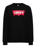 Levi's® Long Sleeve Batwing Tee Tops T-shirts Long-sleeved T-Skjorte Black Levi's