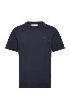 Wwessential Sami Classic Tshirt Designers T-Kortærmet Skjorte Navy Wood Wood