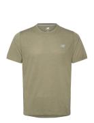 Athletics T-Shirt Sport T-Kortærmet Skjorte Khaki Green New Balance