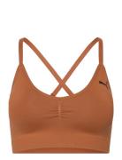 Move Shapeluxe Seamless Bra Lingerie Bras & Tops Sports Bras - All Brown PUMA