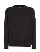 Badge Crew Neck Tops Sweatshirts & Hoodies Sweatshirts Black Calvin Klein Jeans