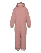 Wanni Fleece Lined Snowsuit. Grs Outerwear Coveralls Snow-ski Coveralls & Sets Pink Mini A Ture