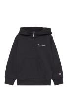 Half Zip Hooded Sweatshirt Sport Sweatshirts & Hoodies Hoodies Black Champion