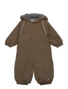 Nylon Baby Suit - Solid Outerwear Coveralls Snow-ski Coveralls & Sets Khaki Green Mikk-line