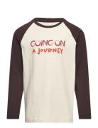 T-Shirt Ls Tops T-shirts Long-sleeved T-Skjorte Multi/patterned En Fant