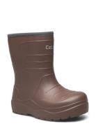 Thermal Wellies - Embossed Shoes Rubberboots High Rubberboots Beige CeLaVi