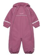 Wholesuit- Solid, W. 2 Zippers Outerwear Coveralls Snow-ski Coveralls & Sets Pink CeLaVi