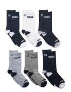 Levi's® Core Regular Length Socks 6-Pack Sokker Strømper Multi/patterned Levi's