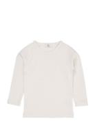 Melange Ls T-Shirt Tops T-shirts Long-sleeved T-Skjorte Cream Copenhagen Colors