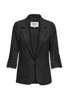 Onlcaro 3/4 Unlined Blazer Cc Tlr Blazers Single Breasted Blazers Black ONLY