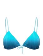 Swim Sw Bra Wf Tshirt Triangle Swimwear Bikinis Bikini Tops Triangle Bikinitops Blue Chantelle Beach