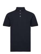 Bs Monir Regular Fit Polo Shirt Tops Polos Short-sleeved Navy Bruun & Stengade