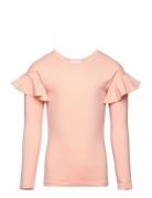 Frilla Shirt Tops T-shirts Long-sleeved T-Skjorte Coral Gugguu