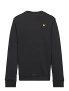 Crew Neck Sweatshirt Tops Sweatshirts & Hoodies Sweatshirts Black Lyle & Scott