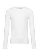 Nkfnakal Ls Top Noos Tops T-shirts Long-sleeved T-Skjorte White Name It