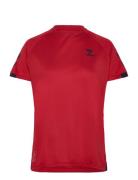 Hmlgg12 Action Jersey S/S Woman Tops T-shirts & Tops Short-sleeved Red Hummel